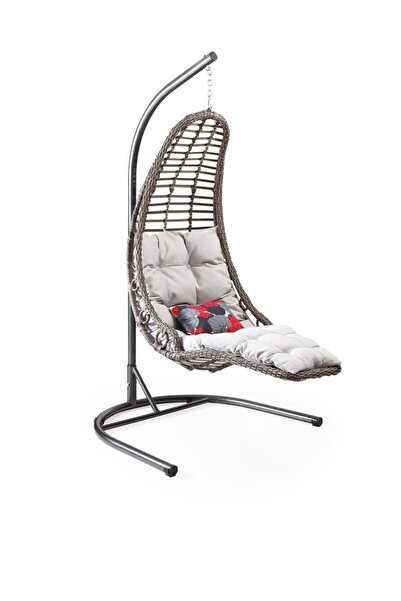 Capri Swing Rattan Bodrum Modern Salıncak Bahçe Balkon Teras Salıncağı