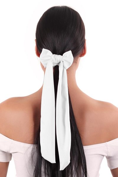 hahai accessories Hahai Women's Long Ribbon Model Scrunchie Buckle
