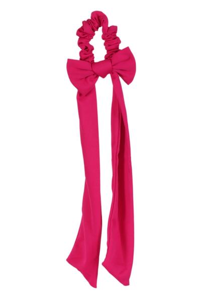 hahai accessories Hahai Women's Long Ribbon Model Scrunchie Buckle