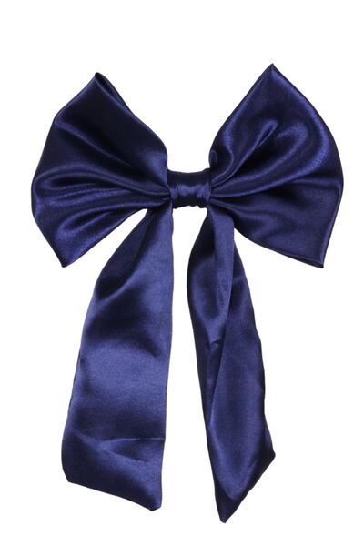 hahai accessories Hahai Women's Ribbon Formed Satin Fabric Automatic Buckle