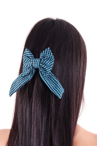 hahai accessories Hahai Women's Gingham Ribbon Form Automatic Buckle