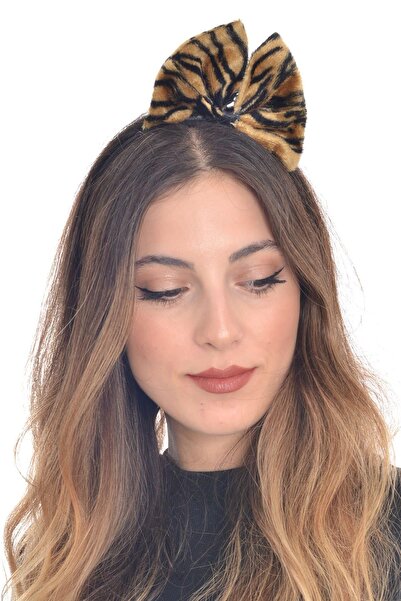 hahai accessories Coroană subțire cu imprimeu leopard pentru femei Hahai