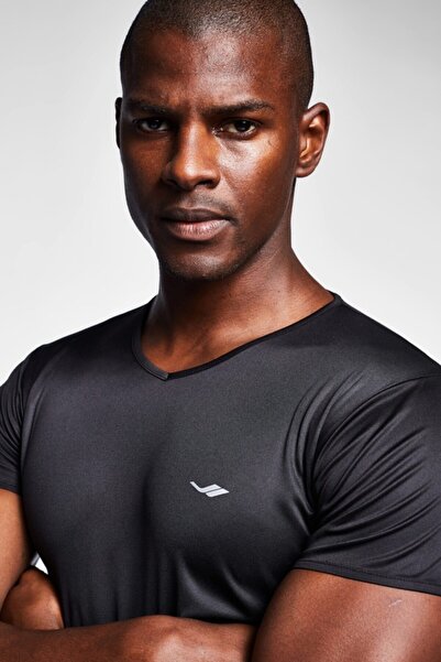 Lescon Ανδρικό Μαύρο T-Shirt 20S-1221-20B