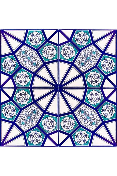 TELLGRAF Çini Desenli Fayans Ve Karo Stickerı (20x20 Cm)