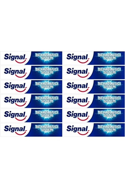 Signal Çürüklere Karşı Nane Ferahlığı Diş Macunu 12 Adet 50 ml