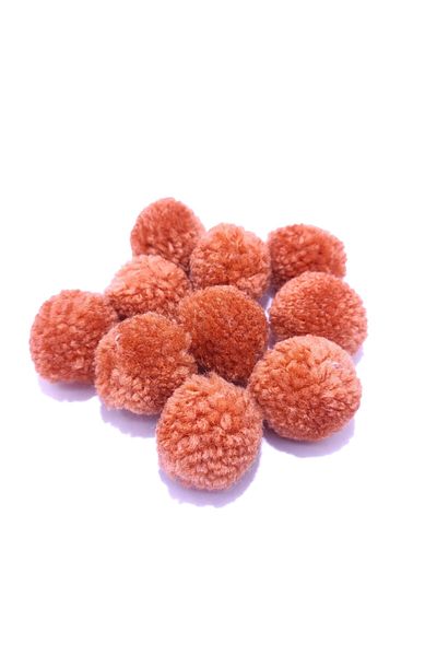 platin hediyelik 10 Orange Pompoms