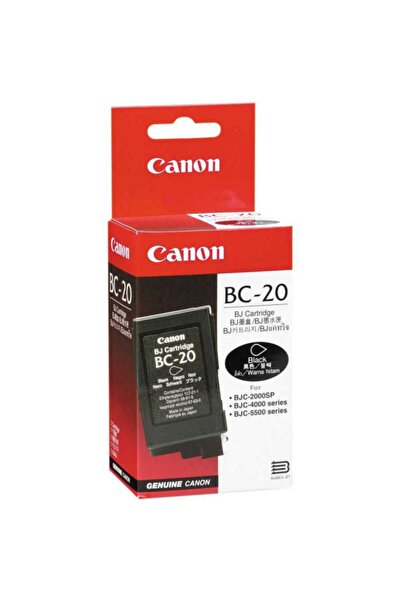 Canon Bc-20 Siyah Orjinal Kartuş
