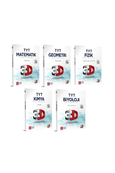 3D Yayınları Tyt Sayısal Soru Bankası Seti 5 Kitap