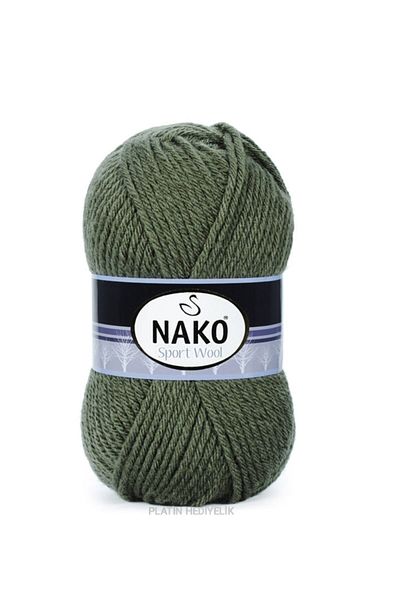 NAKO 5 Pieces Sport Wool 11946 Grass Hand Knitting Threads Vest Cardigan Thread Scarf Sweater Thread