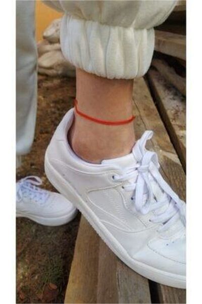 missguest Women's Red Rope Anklet