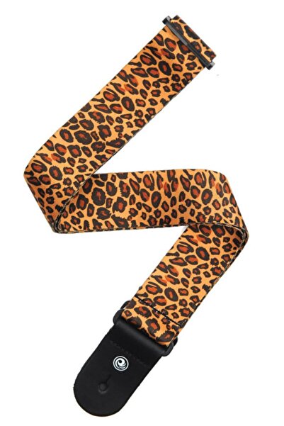 Planet Waves Curele de chitară din polipropilenă imprimată prin sublimare 50h08 Curea de chitară leopard