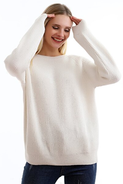 Matte Special and Comfortable Design, Thessaloniki Knit, Soft Texture, Crew Neck, High Quality Sweater