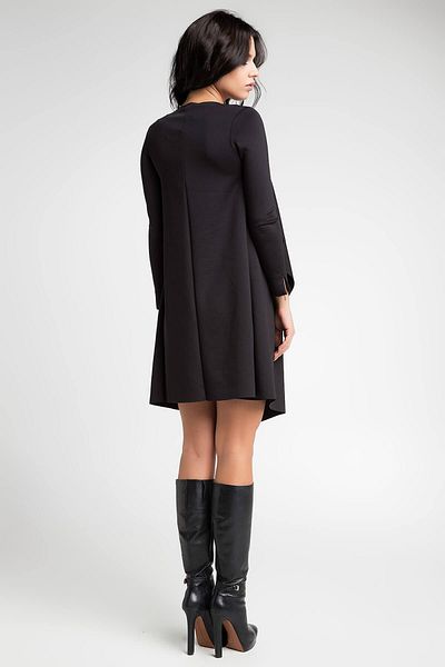 Laranor Women's Black Asymmetrical Cardigan