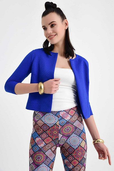 Laranor Mini cardigan Saks pentru femei 19L6599