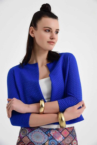 Laranor Mini cardigan Saks pentru femei 19L6599