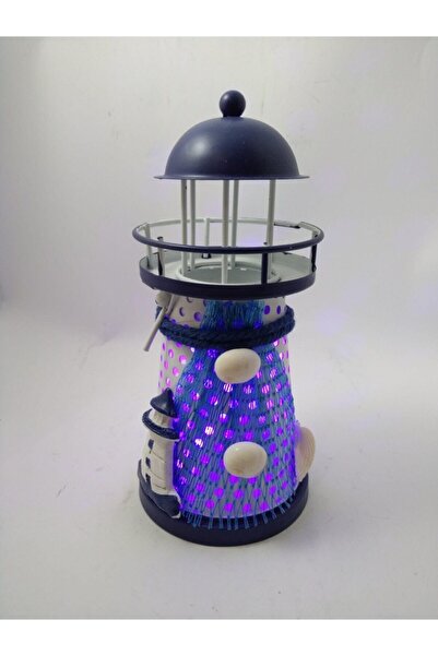 Genel Markalar Metal Led Işıklı Deniz Feneri-dekoratif