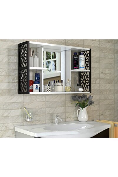 Genel Markalar Terek Birnurpazar Aynalı Banyo Dolabı Siyah