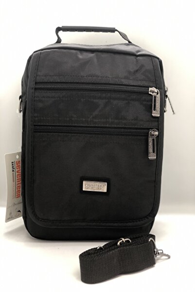 SEVENTEEN حقيبة ماسنجر سوداء للرجال - تصميم عملي وأنيق