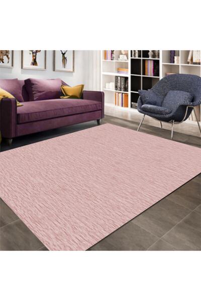 MODANOİVA Pudra Dalgalı Desenli Dijital Baskılı Halı Mrc129