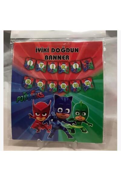 Parti Furyası راية عيد ميلاد سعيد - بيجامة لحفلات أعياد الميلاد