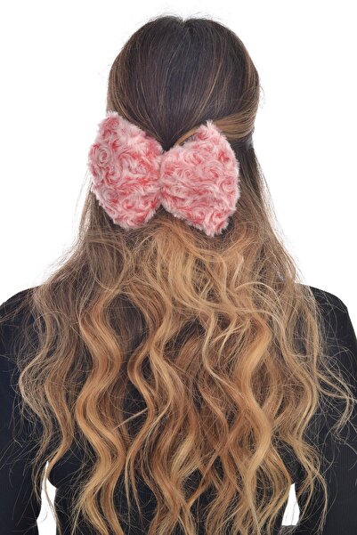 hahai accessories Hahai Kadın Girdap Formlu Küçük  Fiyonk Klipsli Otomatik Pe...