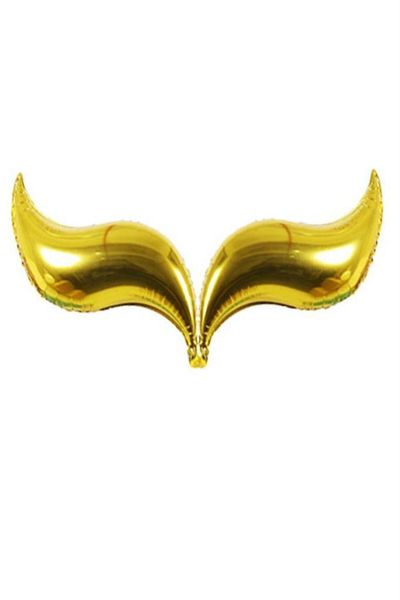 Parti Furyası Mermaid Tail Foil Balloon Gold 33x65 Cm