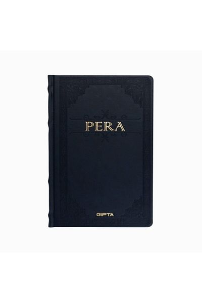Gıpta Pera Thread Stitched Leather Cover Notebook 13x21 120 Sheets Unlined Standard