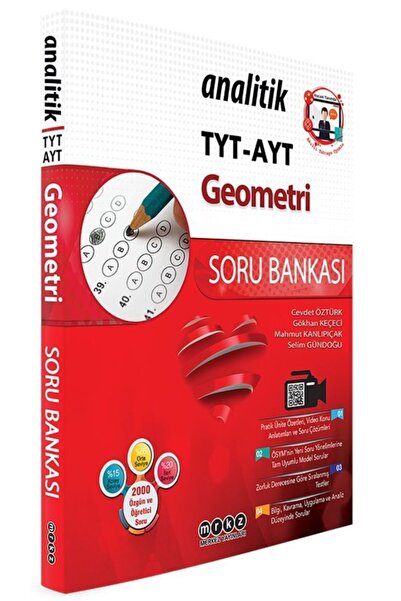 Merkez Yayınları Merkez Yayınları TYT AYT Geometri Analitik Soru Bankası