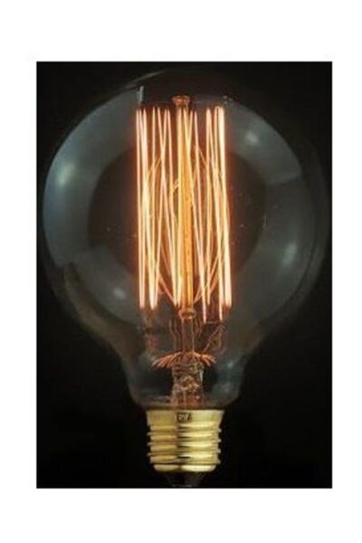 Edison Flamanlı Rustik G95 Ampul 40w