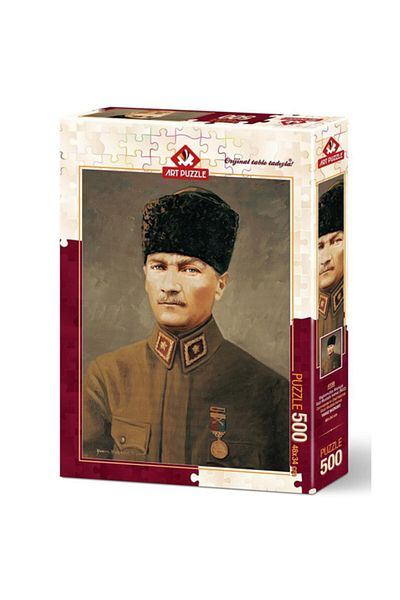 Art Puzzle Chief Commander Marshal Gazi Mustafa Kemal Ataturk 500 Piece Puzzle