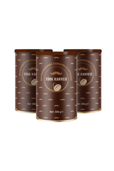 Bayramefendi Osmanlı Kahvecisi 3'lü Eko Türk Kahvesi Paketi