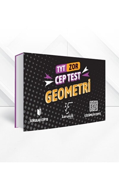 Karekök Yayınları Tyt Geometri Zor Cep Test Karekök Yayınları