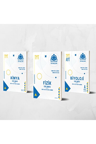 Çöz Kazan Yayınları Fen Set - Fizik / Kimya / Biyoloji