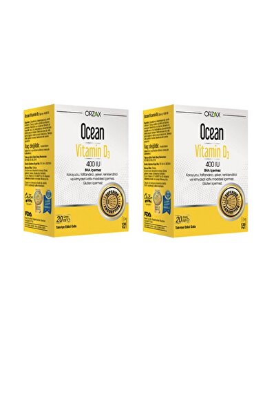 Orzax D Vitamini Desteği - Vitamin D3 1000 Iu Sprey 20 Ml X2 Adet