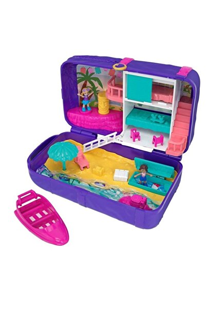 Polly Pocket Dünyası Oyun Setleri Plaj Eğlencesi Çantası (fry40)