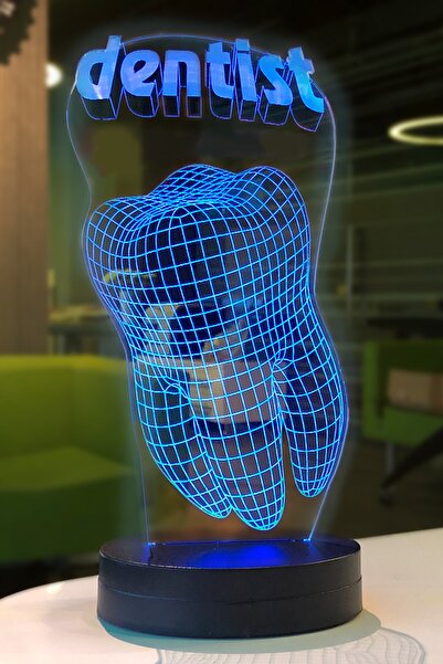 hediye-ci Diş Doktoru Hediyesi Dentist Led Lamba Hed83600233 Hediyelik