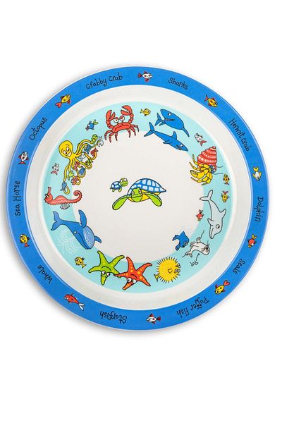 Tyrrell Katz Melamine Plate Ocean