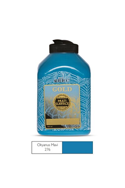Artdeco Gold Multi Surface Akrilik Boya 500 ml. 276 OKYANUS MAVİ