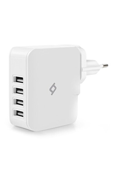 Ttec Quattro Traveler 4 Usb'li 5.1a 25w Ultra Hızlı Seyahat Şarj Cihazı 2sc02buk