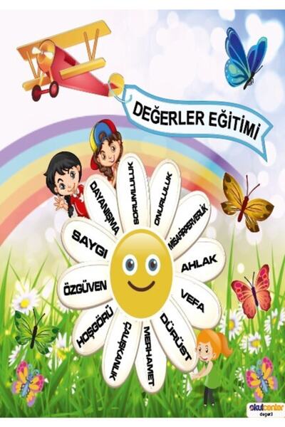 okulcenter "papatya" Değerler Eğitimi Afişi (vinil) 50x70 Cm