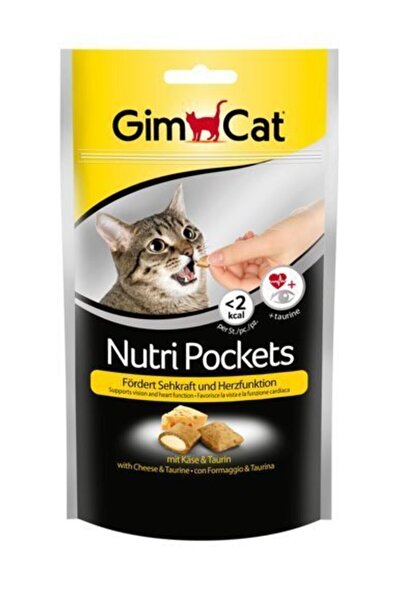 Gimcat Nutripockets Kedi Ödülü Peynir Taurin 60gr