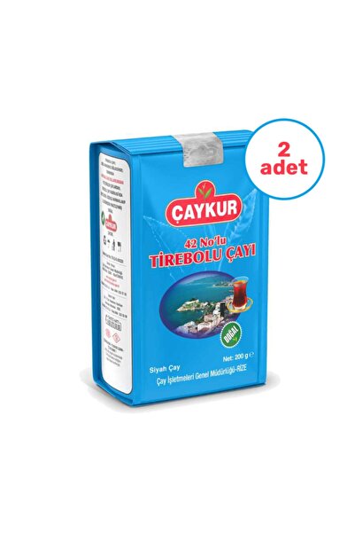 Çaykur 2 Adet 42 Nolu Tirebolu Dökme Çayı 200 Gr