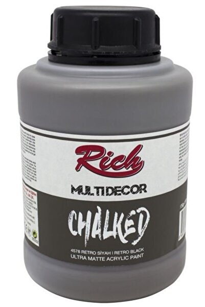 Rich Retro Siyah Multi Decor Chalked 1750 gr