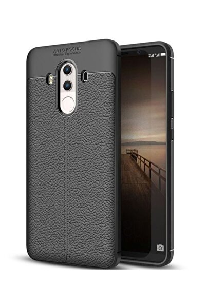 KVY Huawei Mate 10 Pro Deri Görünümlü Lux Niss Silikon Kılıf