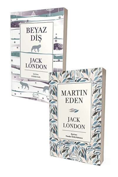 Koridor Yayıncılık Bez Ciltli Beyaz Diş & Martin Eden (jack London) 2 Kitap Set