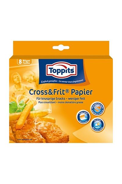 Caffeo Toppits Baking Paper - 8 Pieces - Ready Cut (37X30 CM)