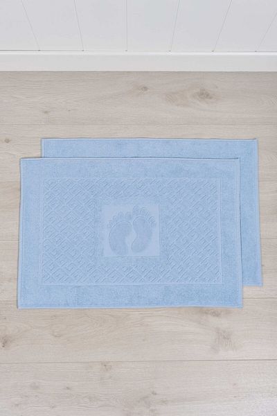 Nurpak Πετσέτα ποδιών Blue Begonia 2 τεμαχίων 50x70 cm