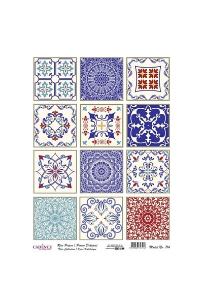 Cadence Rice Decoupage - Model 714