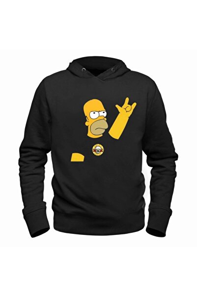 Alfa Tshirt سويت شيرت أسود بغطاء للرأس للأطفال