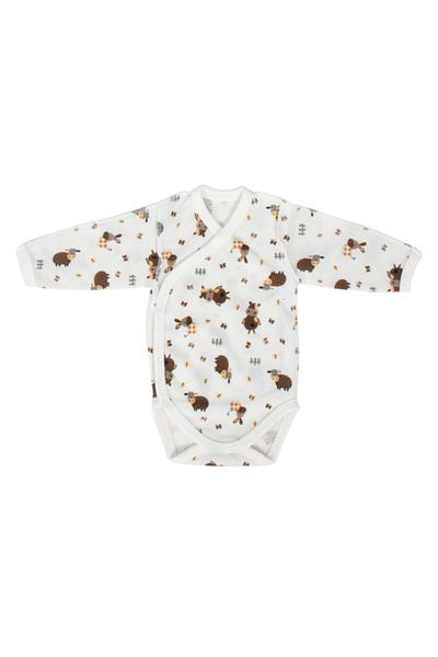 Sevi Bebe Unisex Children's White Premature Front Open Body Lamb